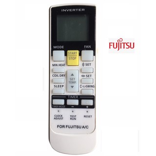 Điều khiển điều hòa Fujitsu, Remote điều hòa Fujitsu nút vàng - Điều khiển từ xa điều hòa FUJITSU- Điều khiển FUJITSU
