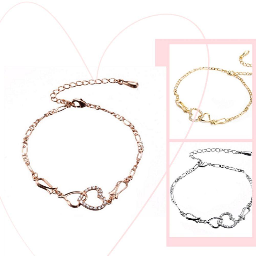 Vòng Tay Hợp Kim Thiết Kế Xinh Xắn Thời Trang Cho Nữ