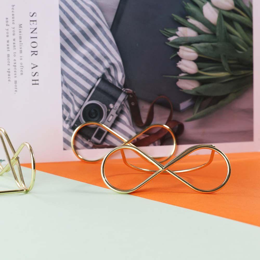 Giá Đỡ Kẹp Ảnh / Thẻ Đánh Số Bàn Bằng Kim Loại Trang Trí Tiệc Cưới / Sinh Nhật