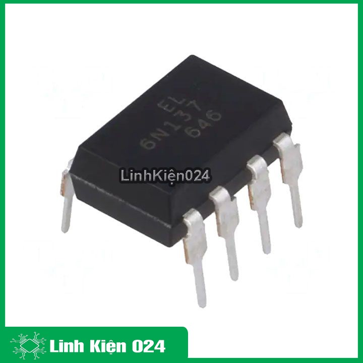 Sản Phẩm 6N137 Dip8 High Speed Optocoupler 10Mbd