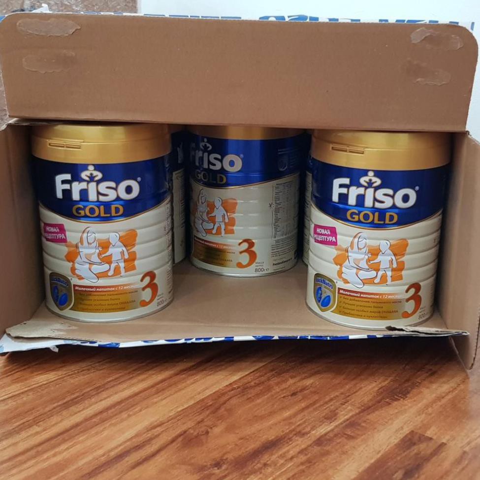 Sữa Friso gold 3 [Hàng nội địa Nga - Date 2022] 800g (Hàng air)