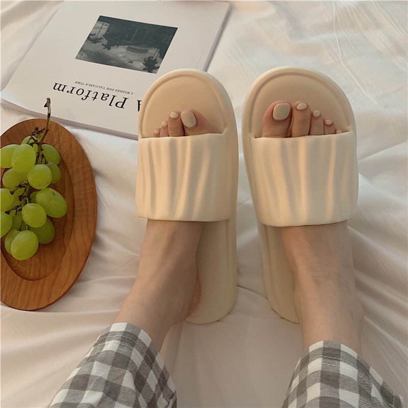 JY401-A0 Dép quai ngang sóng trơn nữ xinh xẻo kiểu dáng mới siêu hot