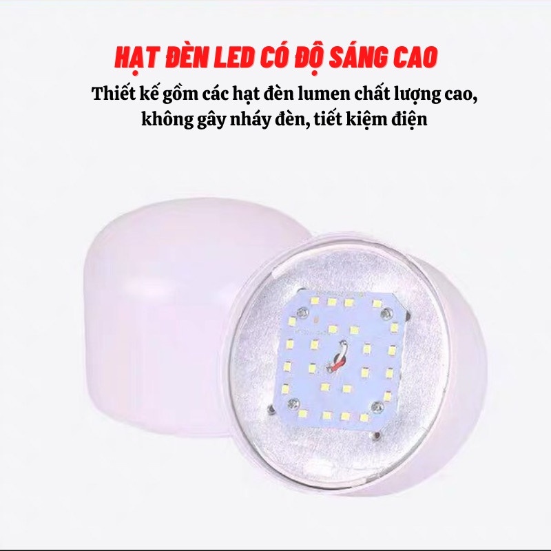 Bóng đèn led búp trụ tiết kiệm điện 5w 10w 15w 20w 30w 50W ánh sáng trắng