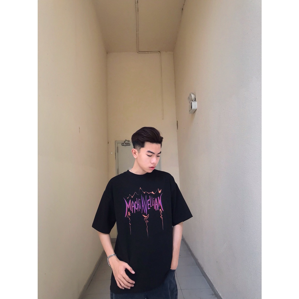 Áo Form Rộng Nam MYO Vải Cotton In Hình Machiavellian