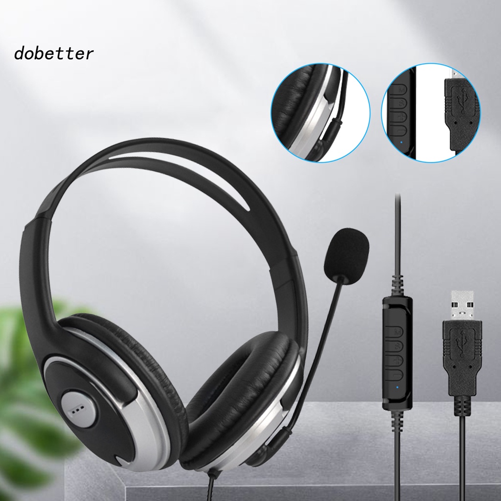 Tai Nghe Có Dây Usb Màu Đen Trong Suốt Ổn Định Cho Máy Tính Pc