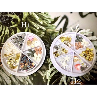 Khay phụ kiện đính móng siêu cưng - khay phụ kiện mix