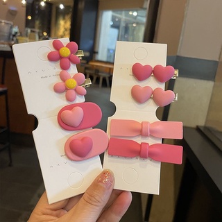Kẹp tóc hàn quốc cho bé set 2c