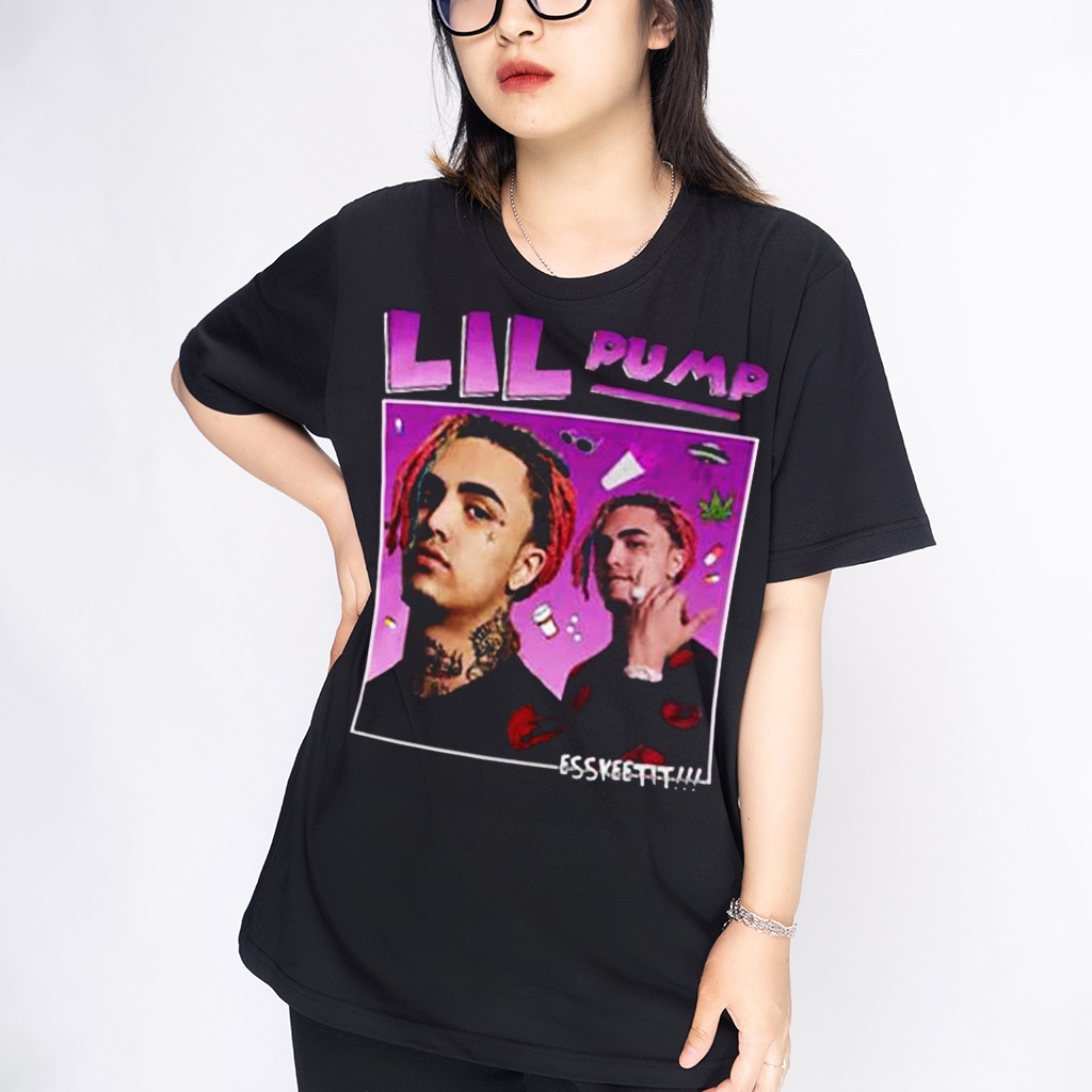 HVNZ /Áo thun Wright nam rapper Lil Pump phong cách nhạc hip hop streetwear cotton cổ tròn form rộng!