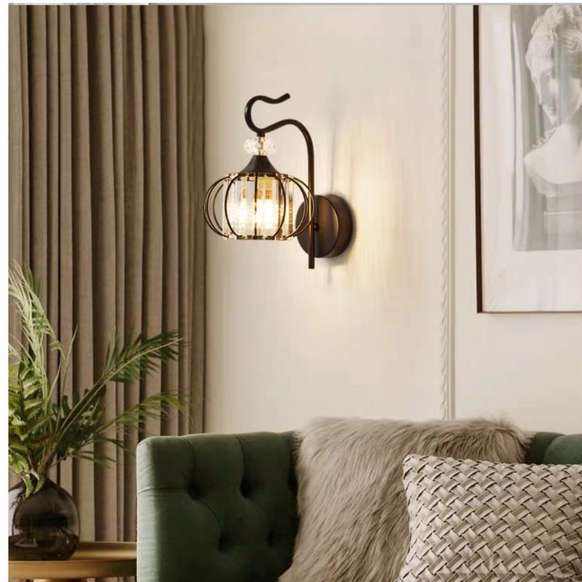 Đèn Tường Pha Lê Hiện Đại T315D Trang Trí Phòng Ngủ, Đèn Cầu Thang, Hành Lang Lối Đi, Tặng Kèm \bóng Đèn Led