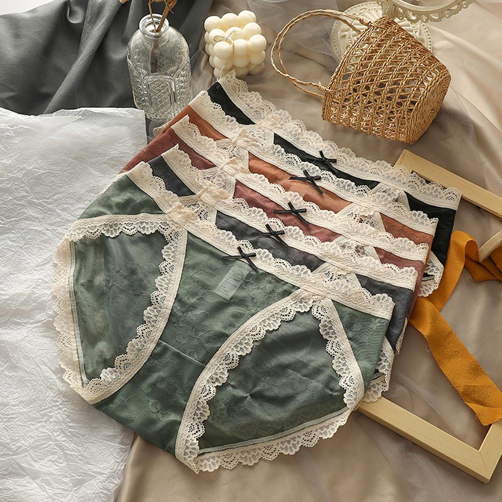 OCEANMAP Quần Lót Ren Trong Suốt Co Giãn Gợi Cảm Hợp Thời Trang Cho Bạn Gái