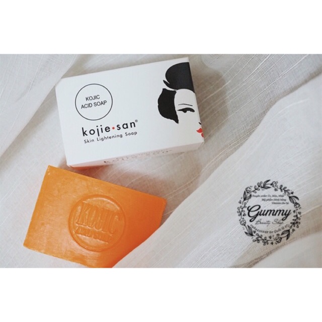 Combo 2 xà bông tắm trắng, trị mụn Kojie san soap 135gr [HÀNG CHÍNH HÃNG]