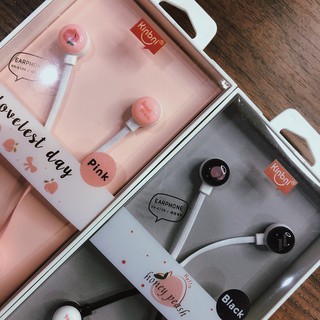 Hộp 2 tai nghe nhét tai hình quả đào