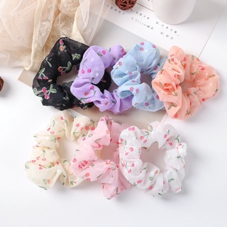 Các mẫu scrunchies dây cột tóc trái cây 2