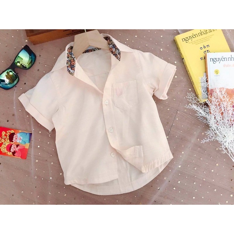 Sơ mi cộc tay bé trai