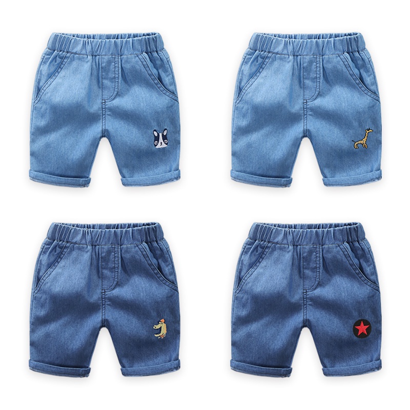 Soffny Quần jeans dài mềm mại thời trang cho bé trai