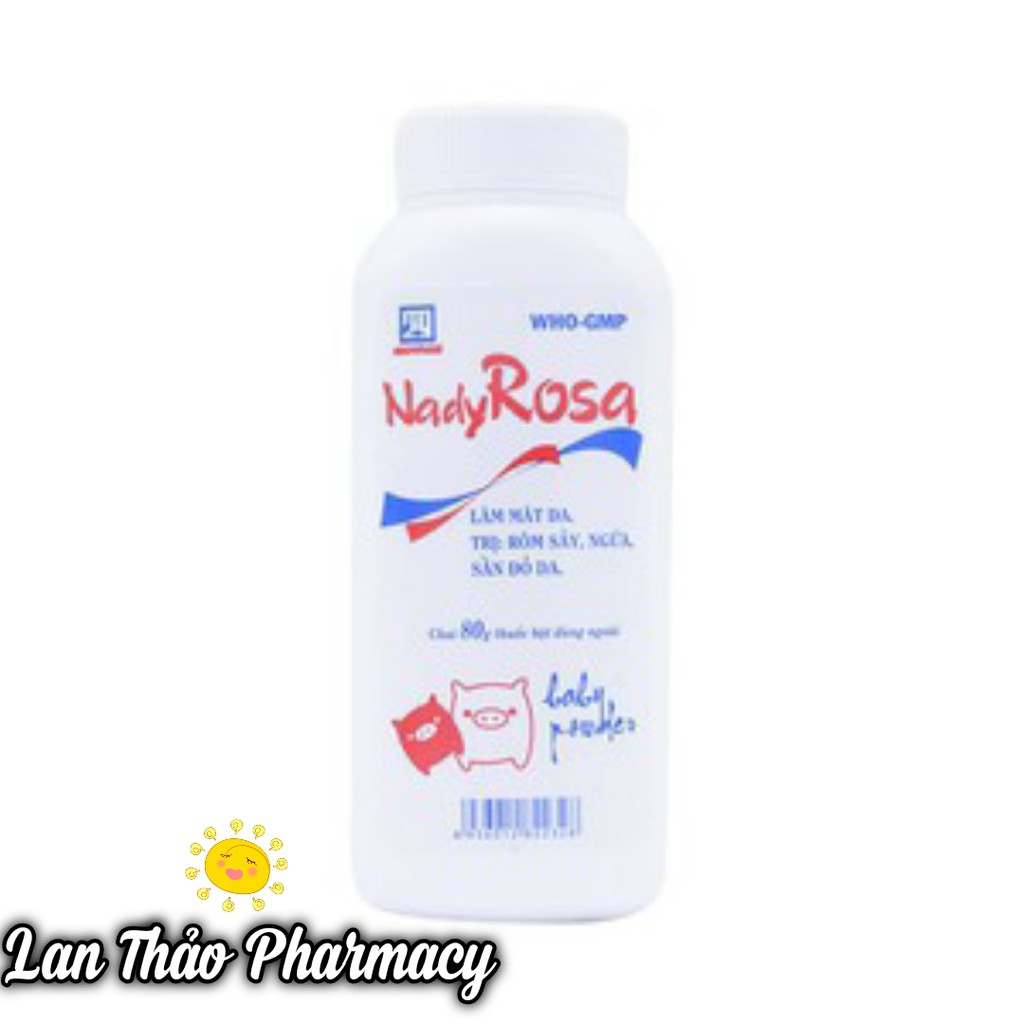 Phấn thoa da NadyRosa giúp da thơm tho ngừa rôm sảy ngứa da cho bé giá sỉ