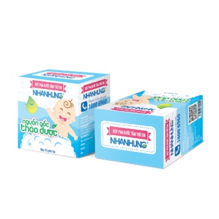 BỘT PHA NƯỚC TẮM TRẺ EM NHÂN HƯNG - rôm sảy, chàm sữa, eczema, mụn sữa, mẩn ngứa, mụn nhọt, hăm tả, thủy đậu, sởi,ban đỏ