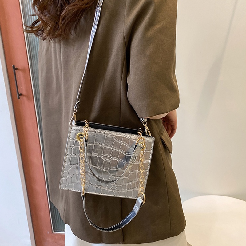 IELGY Túi Đeo Chéo Vai Họa Tiết Vân Đá Nhiều Màu Tùy Chọn Phong Cách Cổ Điển Thời Trang Cho Nữ