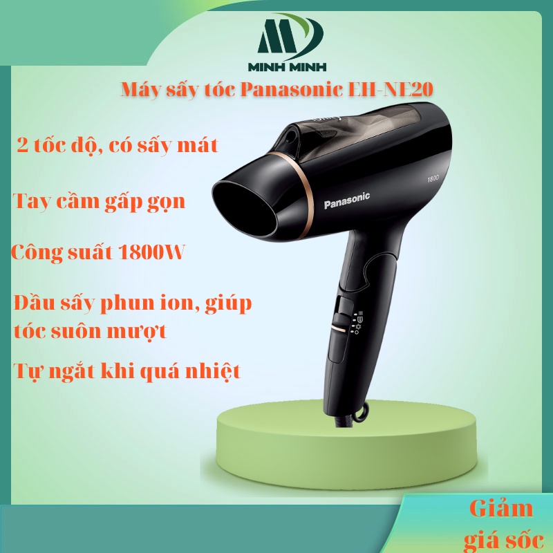 [Chính hãng] Máy sấy tóc Panasonic EH-NE20-K645 Đen