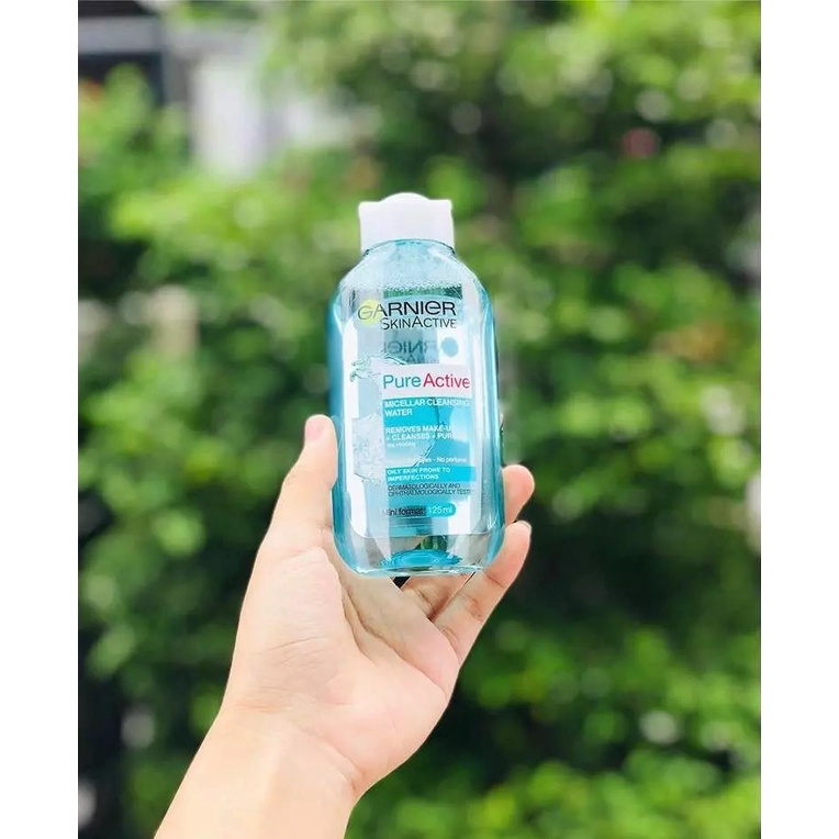 Nước tẩy trang mặt, mắt, môi Garnier Pure Active Micellar Cleansing Water 125ml (Hà Lan) | BigBuy360 - bigbuy360.vn