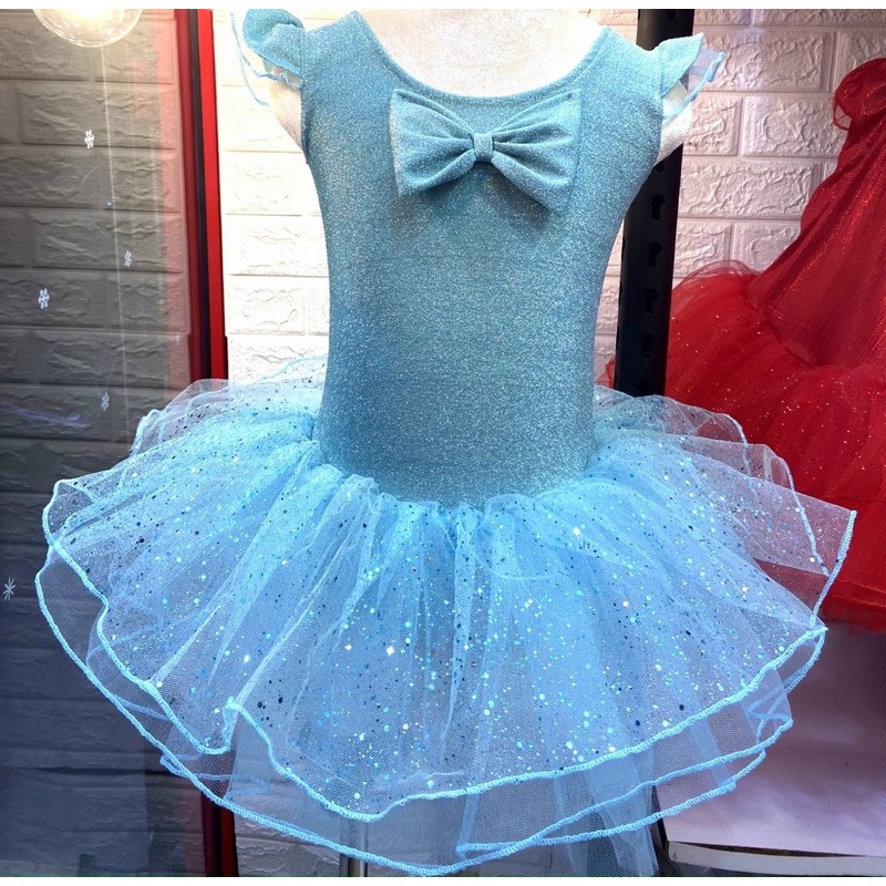 Váy múa ballet vải nhũ