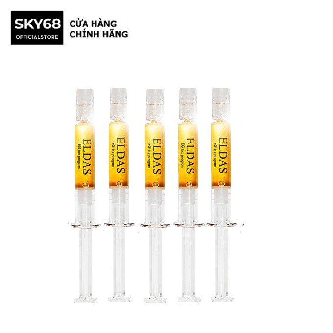 Combo 5 Ống Tế Bào Gốc Tái Tạo , Trẻ Hóa Làn Da Eldas Eg Tox Program Ampoule