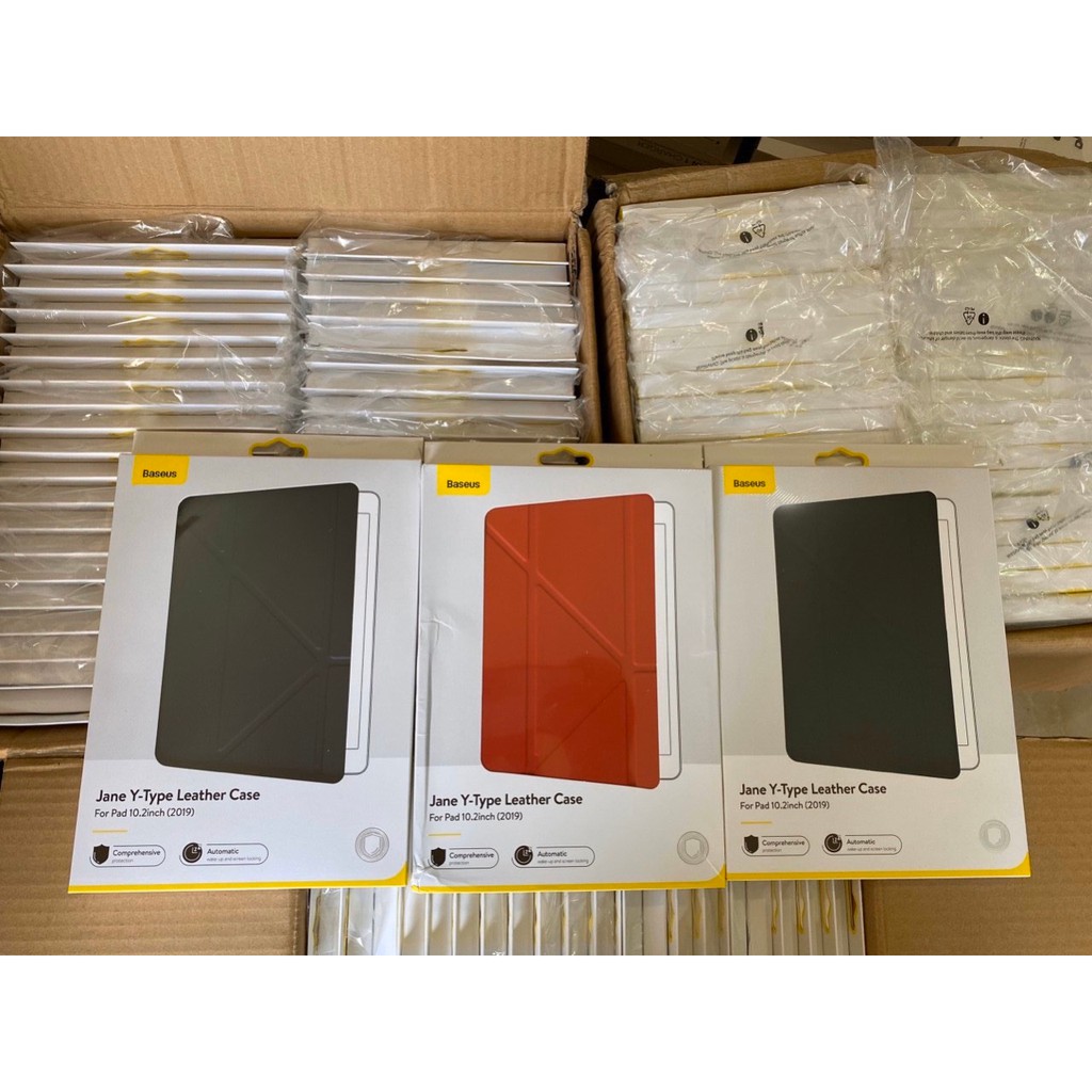 Bao da Baseus iPad Gen 8 2020/ Gen 7 10.2'' Jane Y-Type Leather Smart Case ( Chính Hãng )