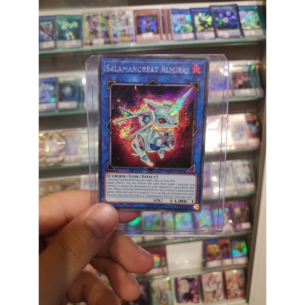 Lá bài thẻ bài Yugioh Salamangreat Almiraj – Secret Rare - Tặng bọc bài nhựa bảo quản