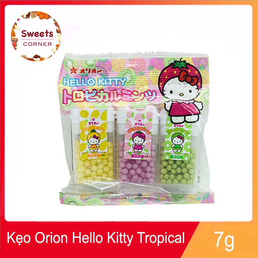 Kẹo ngậm Hello Kitty Tropical Mints 7g