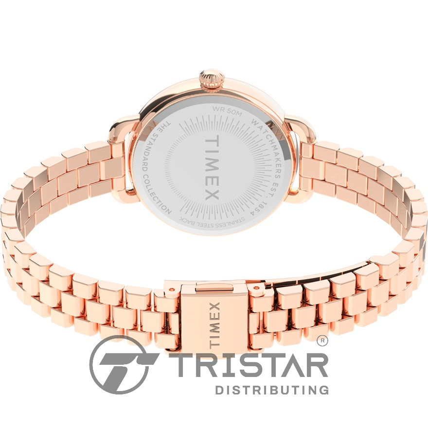 Đồng hồ Nữ Timex Standard Demi 30mm TW2U60700 Dây Kim Loại - Chính Hãng