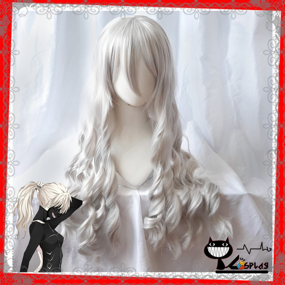 [sẵn] Wig/tóc giả cosplay Kaneki Ken ver female - Tokyo Ghoul [Miu Cosplay]