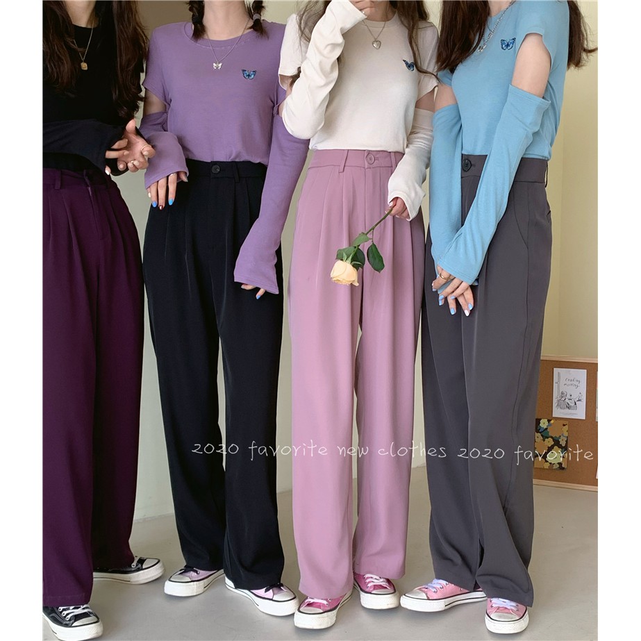 SÉT Áo thun + Quần tây  (S29) – Hàng có sẵn Hồng size S