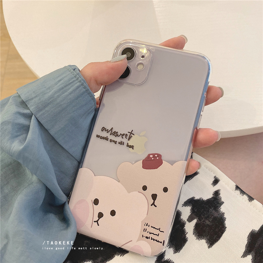 Ốp điện thoại in hình độc đáo cho iphone Lens bear 6/6plus/6s/6s plus/6/7/7plus/8/8plus/x/xs/xs max/11/11 pro/11 promax/12pro/12promax/12mini/12