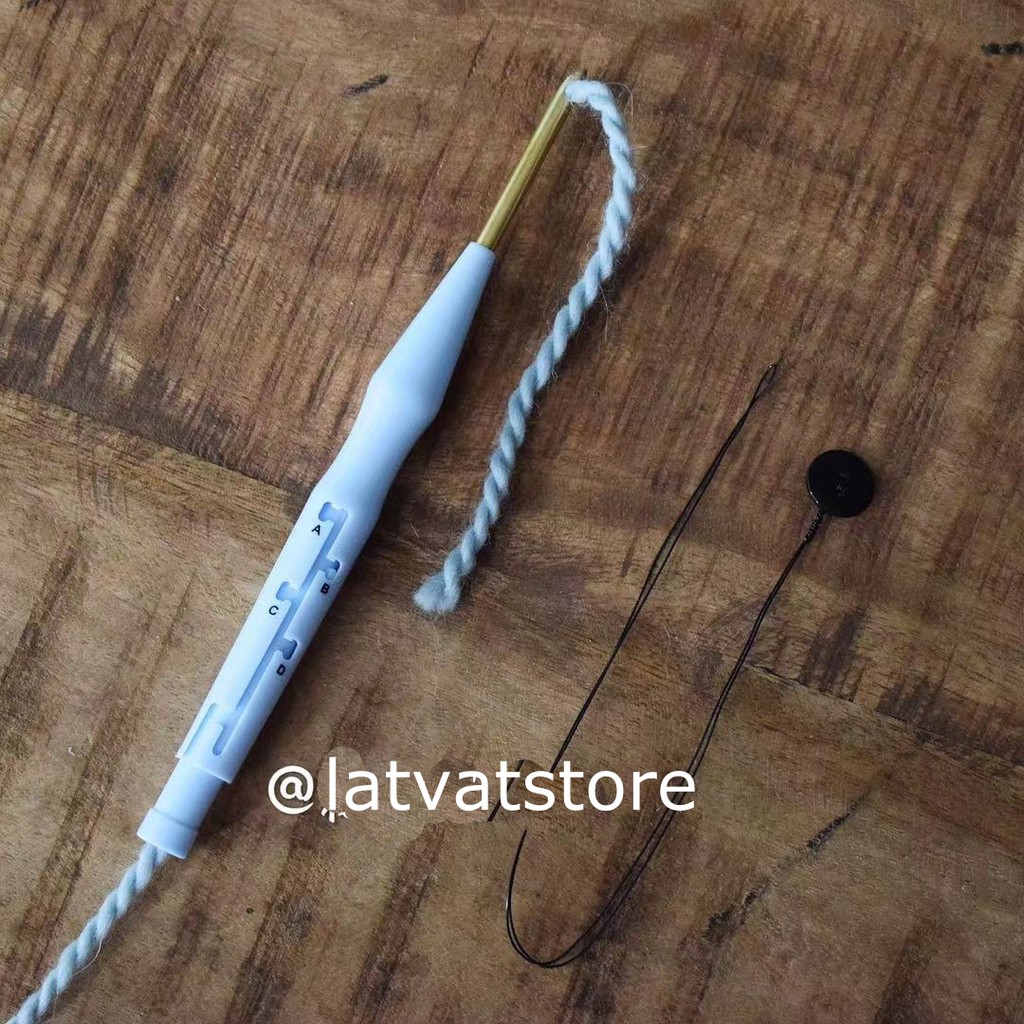 Loại bút thêu len xù, thêu nổi SKC 4 nấc chế đồ xụ làm đồ HandMade, punch needle tools, hàng nhập khẩu chính hãng