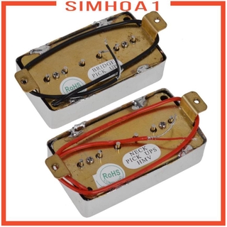 Set 2 Ốc Vít Humbucker Pickup Lõi Đơn Cho Đàn Guitar Điện Simhoa1