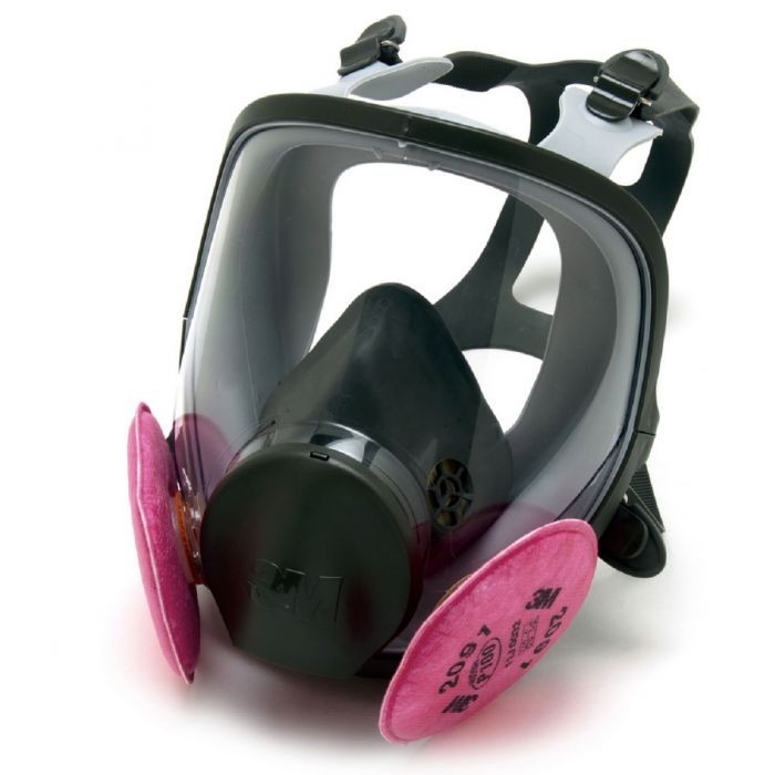 Mặt nạ 3M 6800 + Cặp Phin lọc 3M 2097 lọc Bụi Dầu , Hơi Hữu cơ và khói bụi độc hại