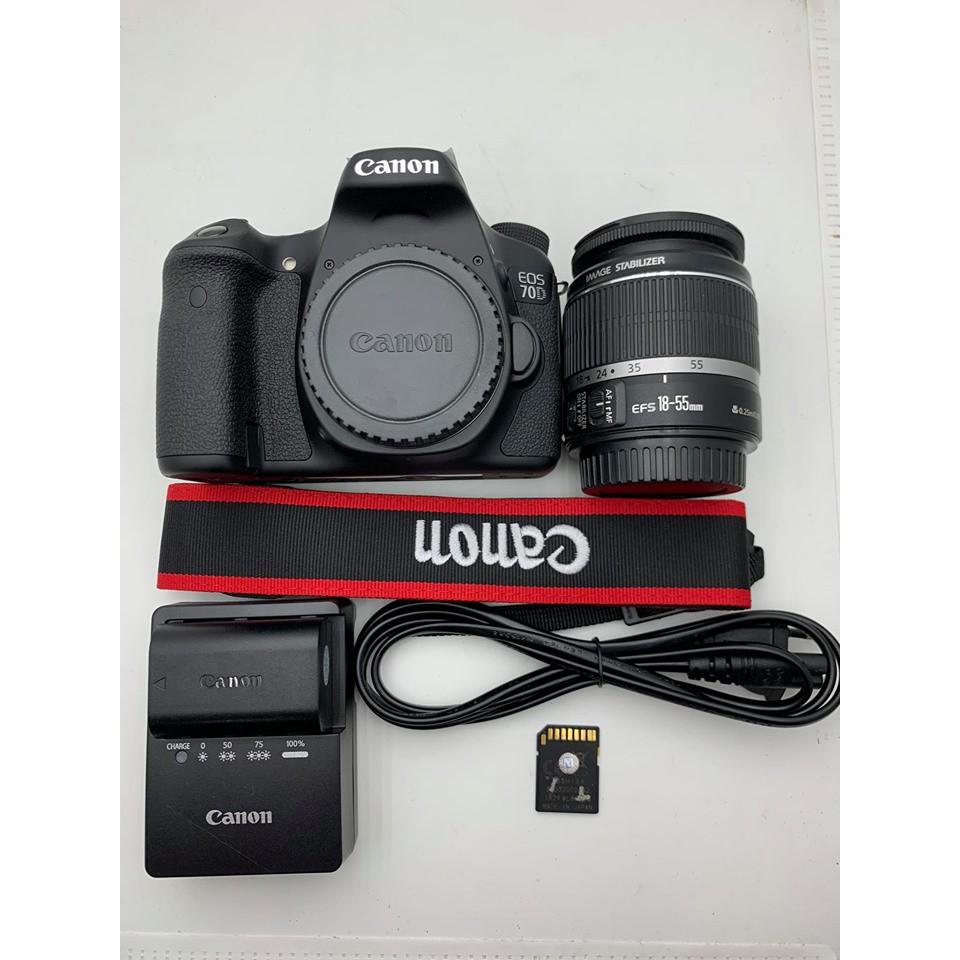 Máy ảnh Canon EOS 70D Kit 18-55mm STM (WiFi GPS) Máy 99%