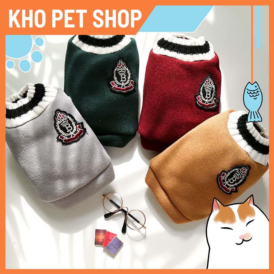 Áo gile len cho thú cưng
