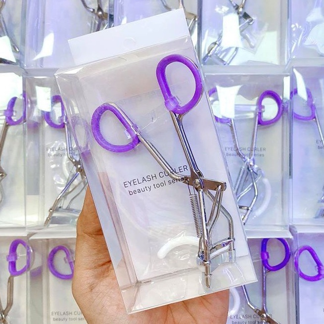 Bấm Mi Vacosi Eyelash Curler Hàn Quốc Cán Tím