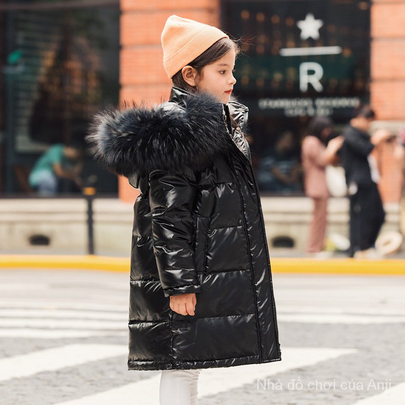 Children Girls Coat Long Winter Thick Coat