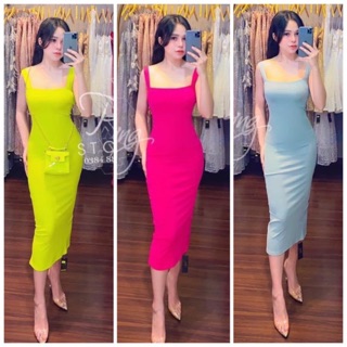 VÁY BODY THUN GÂN SIÊU TÔN DÁNG (Ảnh thật)