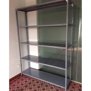 kệ sắt v lỗ 5 tầng cao 2m, dài 1m5, rộng 40cm