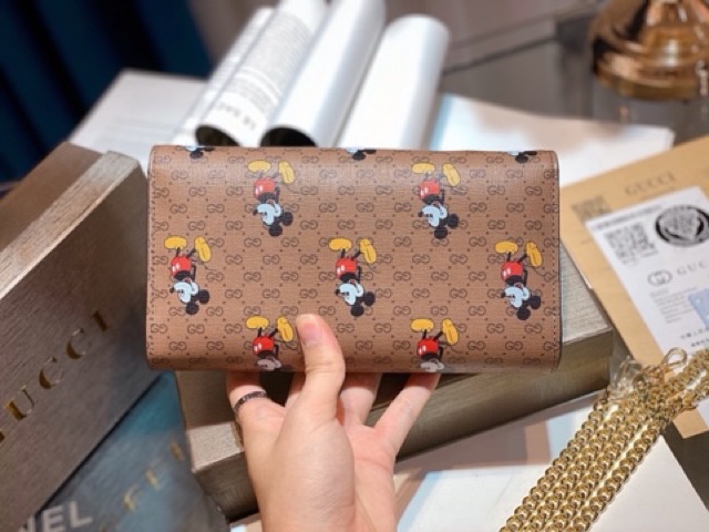 Túi Clutch nữ guc ci mickey hàng đẹp (chat trước check size)