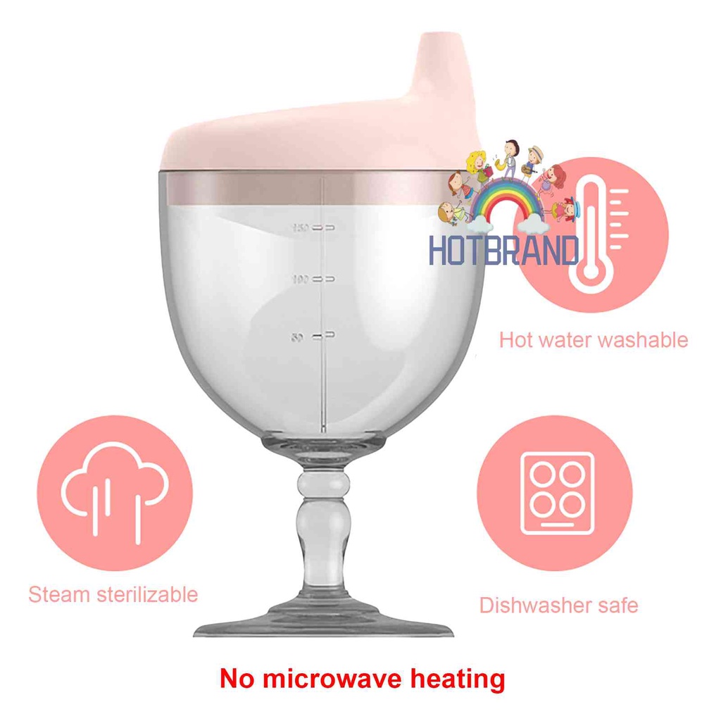 Ly Uống Rượu Bằng Thủy Tinh Không Đổ Cho Bé