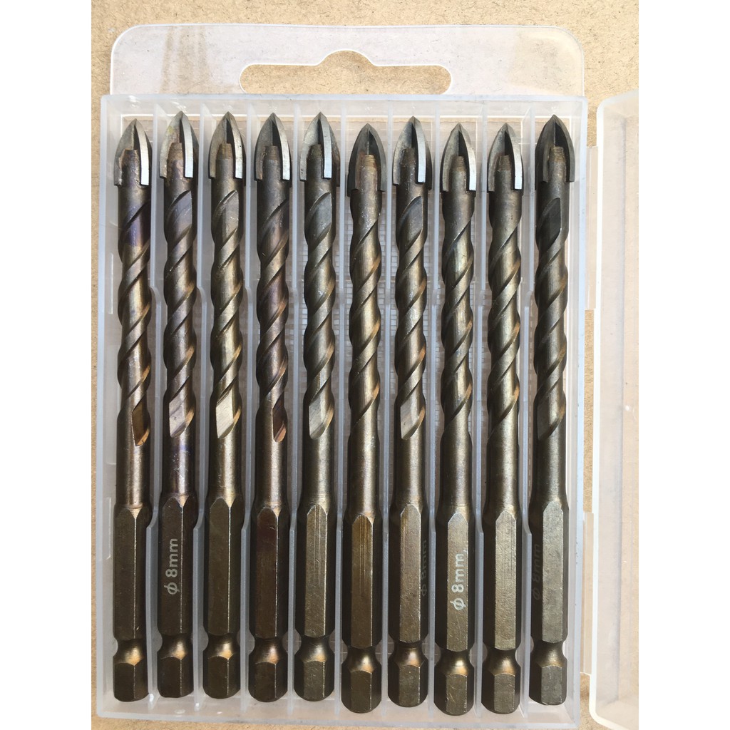 Mũi khoan cao cấp thép chuôi lục giác phi 4- 12mm hàng Nhật