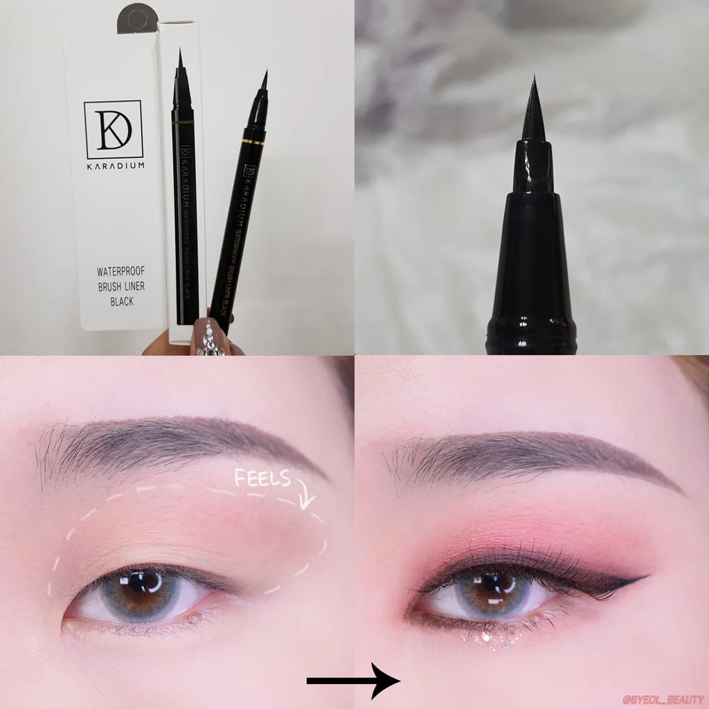 Kẻ mắt dạ KARADIUM WATERPROOF BLUSH LINER BLACK