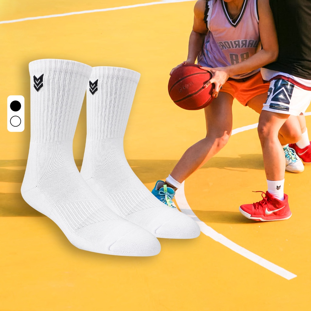 Tất Thể thao Redikick R365 Training Cushion Cotton Cổ cao Có đệm Chống hôi chân vớ bóng rổ bóng đá chạy bộ Gym tennis