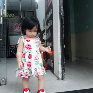 Combo 2 Đầm hoa  cute cho bé gái.