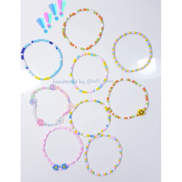 Vòng tay hạt cườm  Vòng tay handmade by @halli_store