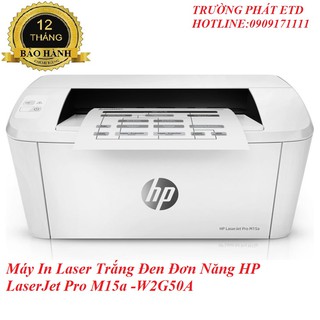 Máy In Laser Trắng Đen Đơn Năng HP LaserJet Pro M15a -W2G50A - Hàng Nhập Khẩu Chính Hãng